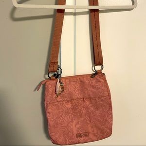 SakRoots Mauve/pink crossbody purse
